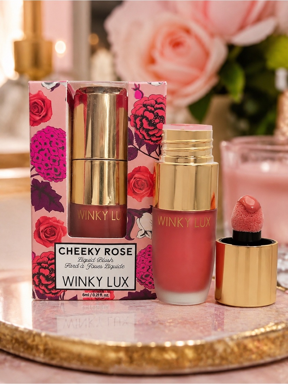 Winky Lux Cheeky Rose Liquid Blush